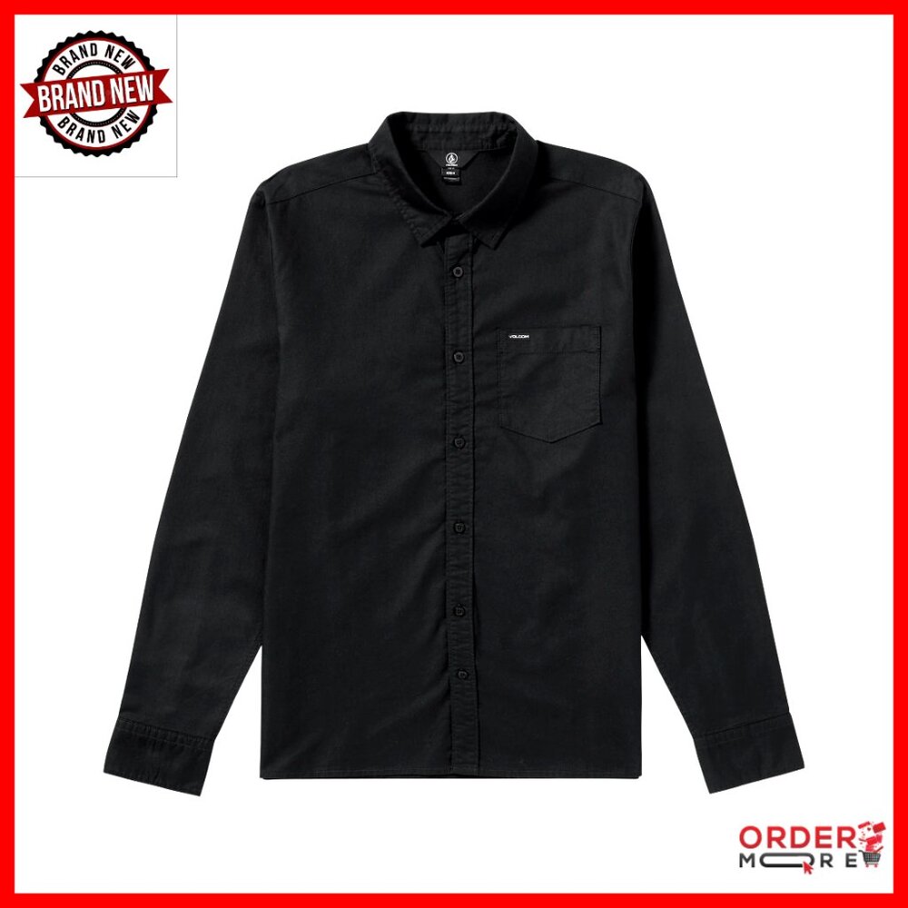 Men's Long Sleeve Button-Down Oxford Shirt Modern Fit Cotton Blend